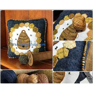 Three Sheep Studio ~ "The Hive" Punch Needle Pattern #PN565