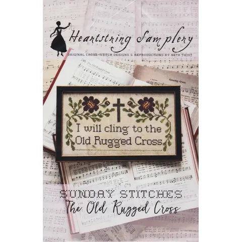 Heartstring Samplery ~ Sunday Stitches Pattern ~ March - The Old Rugged Cross