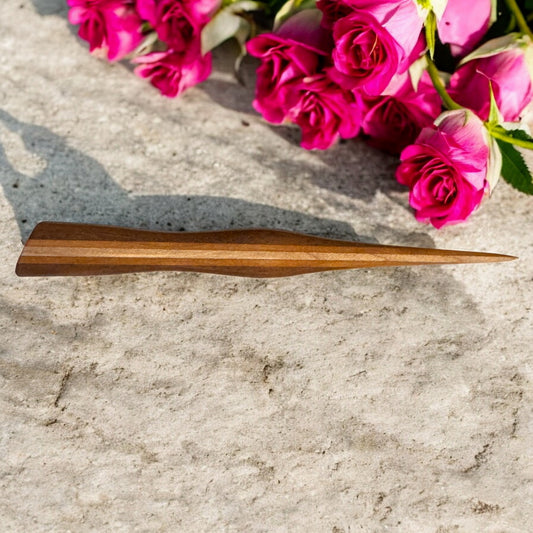 Hand-Turned Wood Laying Tool / Stiletto