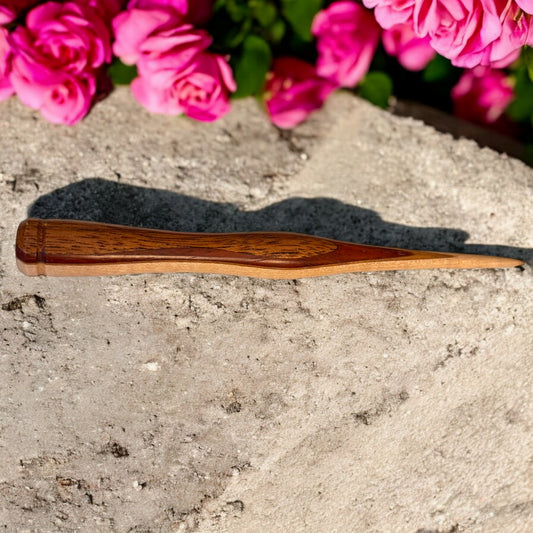 Hand-Turned Wood Laying Tool / Stiletto