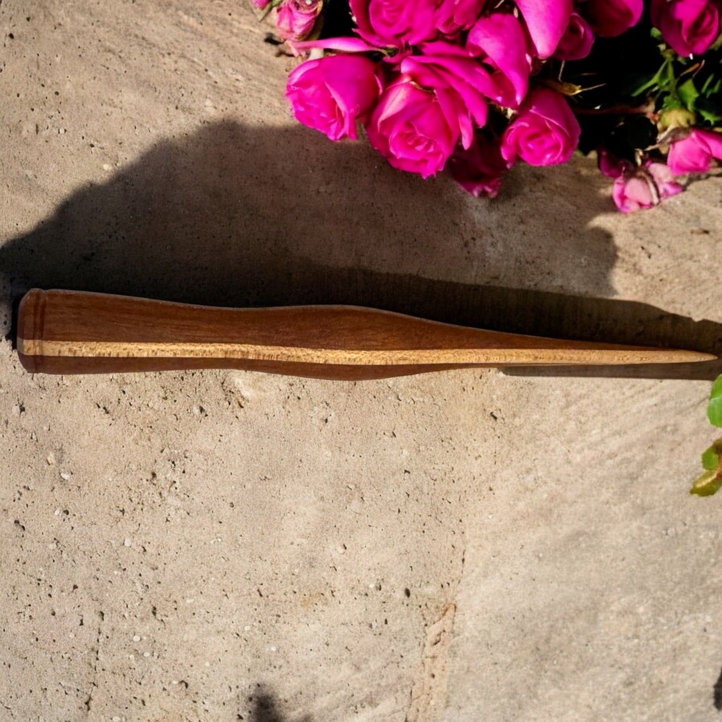 Hand-Turned Wood Laying Tool / Stiletto