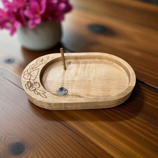 Keller Krafted | Needle, Thread & Scissor Tray - Maple