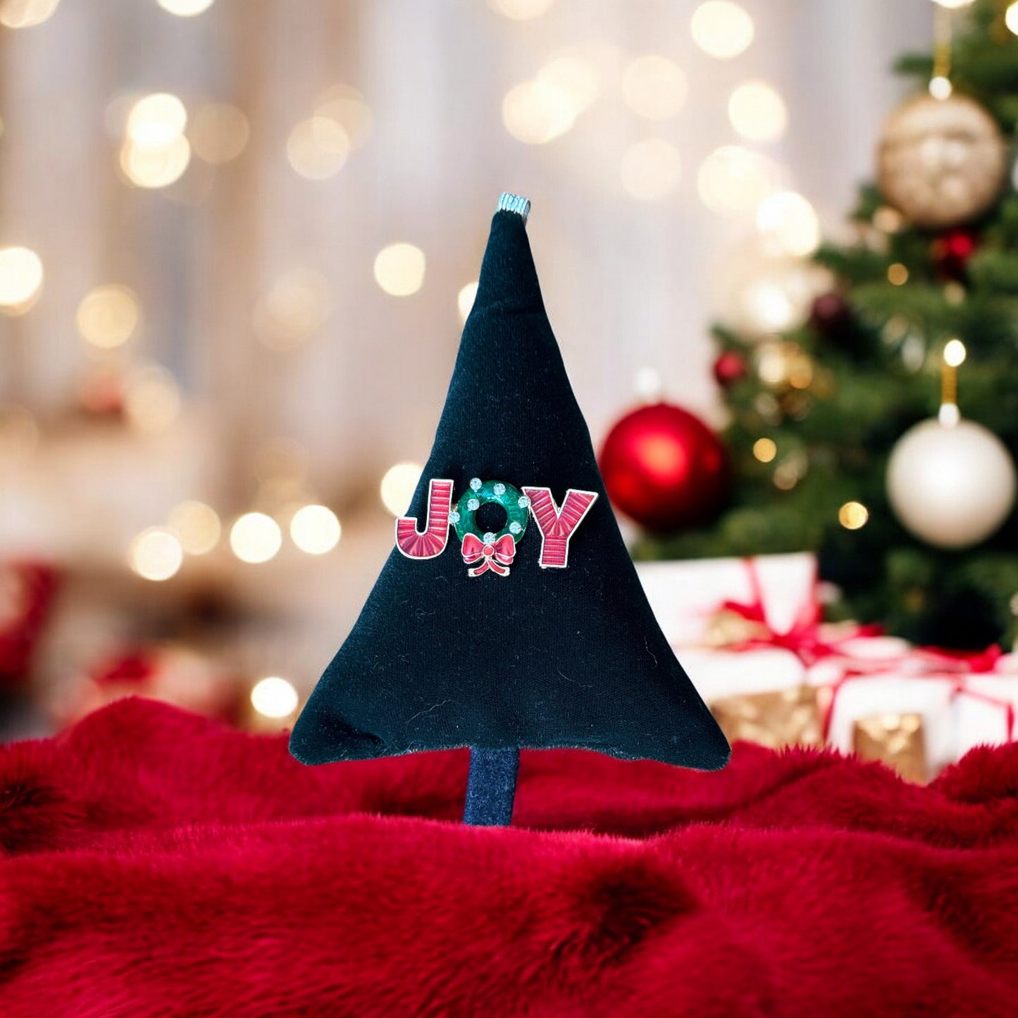 Paxe's Designs | Velvet Christmas Tree Decoration - Joy