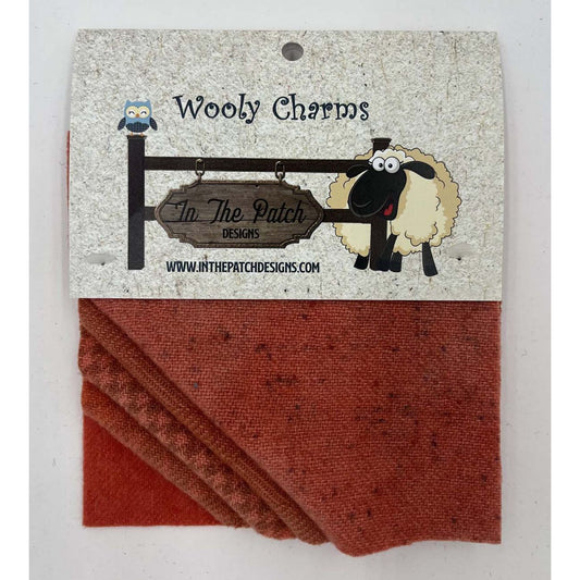 In The Patch Designs Wooly Charms ~ Salmon