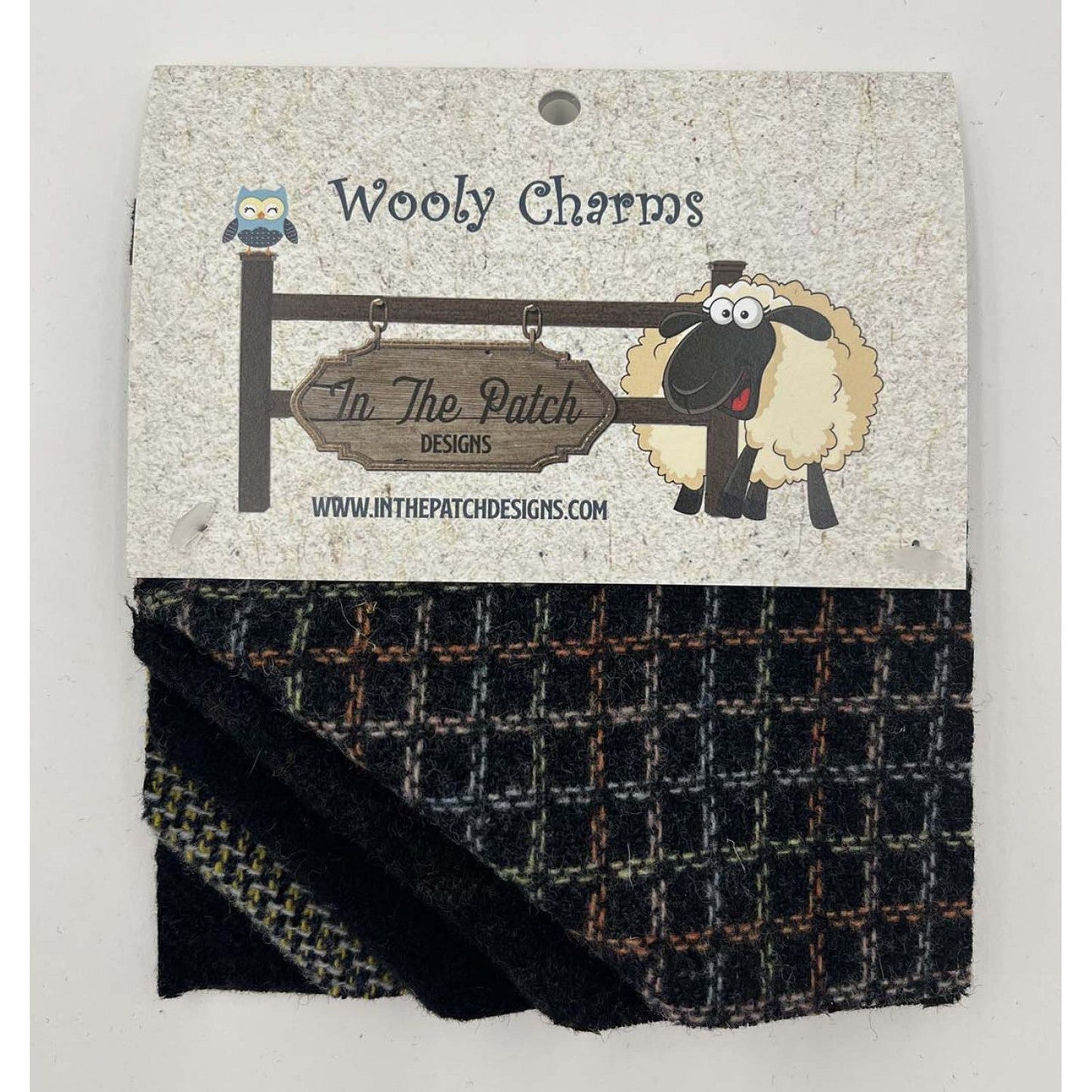 In The Patch Designs Wooly Charms ~ Black