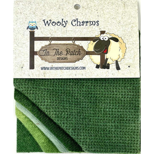 In The Patch Designs Wooly Charms ~ Greens