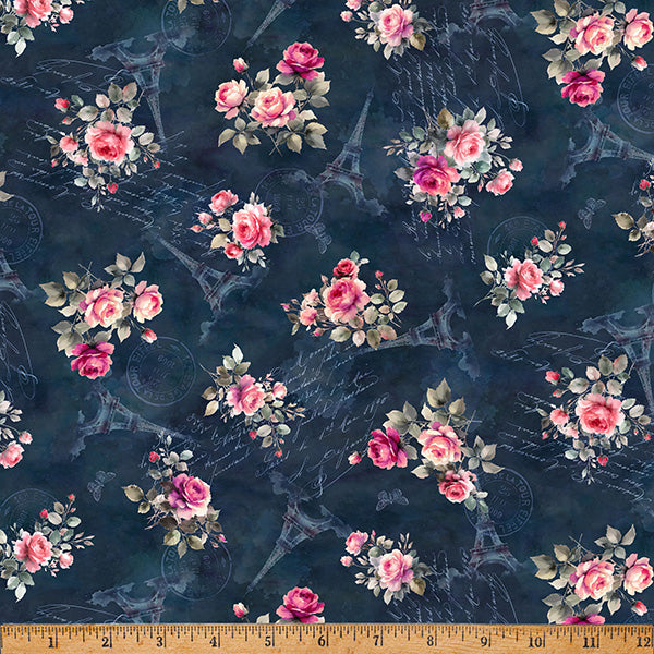 Bonjour Belle ~ X5726-682-Deep Blue