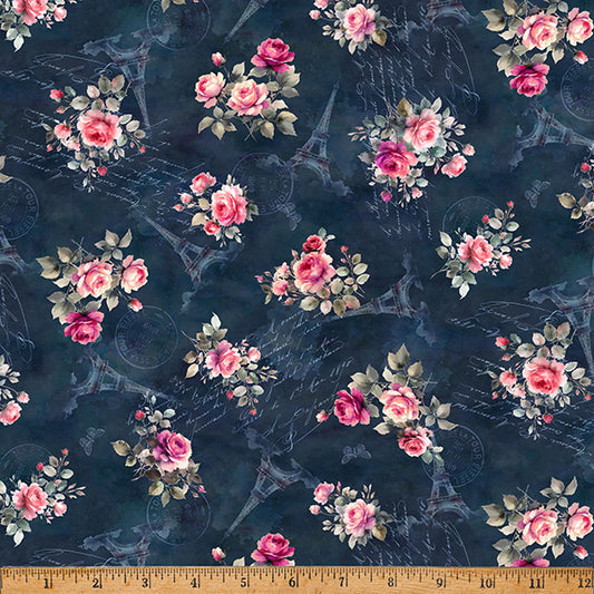 Bonjour Belle ~ X5726-682-Deep Blue