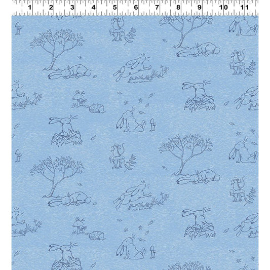 Guess How Much I Love You ~ Toile ~ Y4248-88 Denim