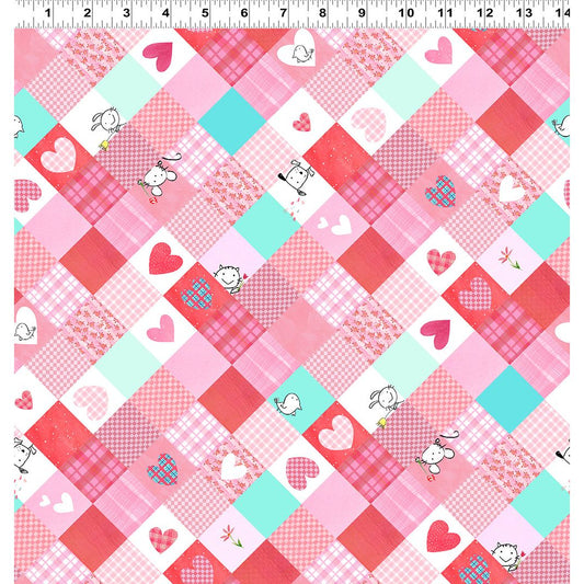 Love is in the Air ~ Patchwork ~ Y4289-55 Multi