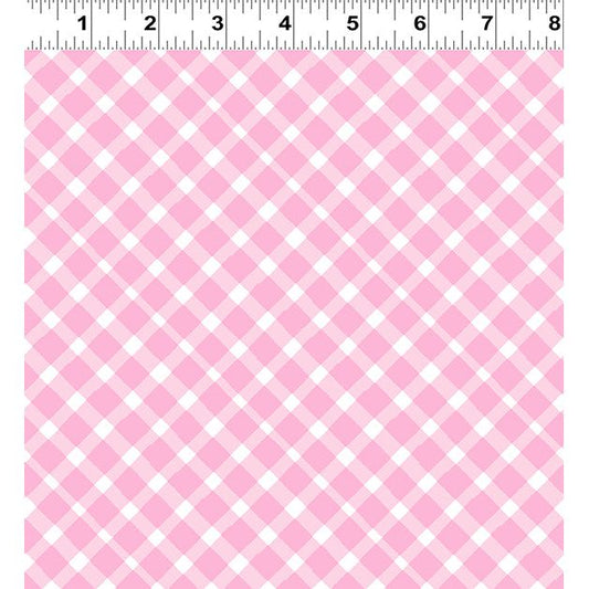 Love is in the Air ~ Diagonal Plaid ~ Y4293-42 Pink