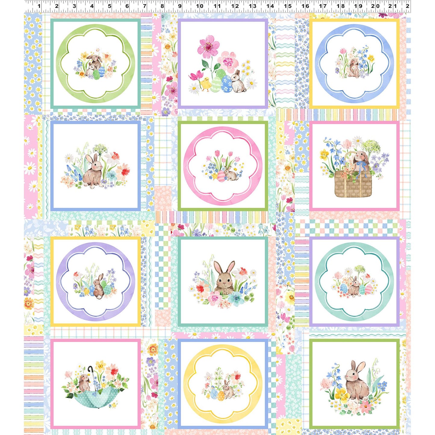 Spring Cheer ~ Blocks ~ Y4687-55 Multi Color