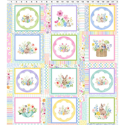 Spring Cheer ~ Blocks ~ Y4687-55 Multi Color