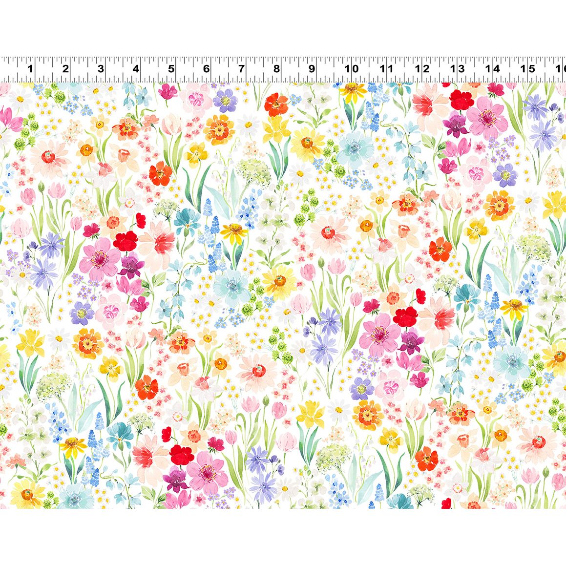 Spring Cheer ~ Garden ~ Y4690-55 Multi