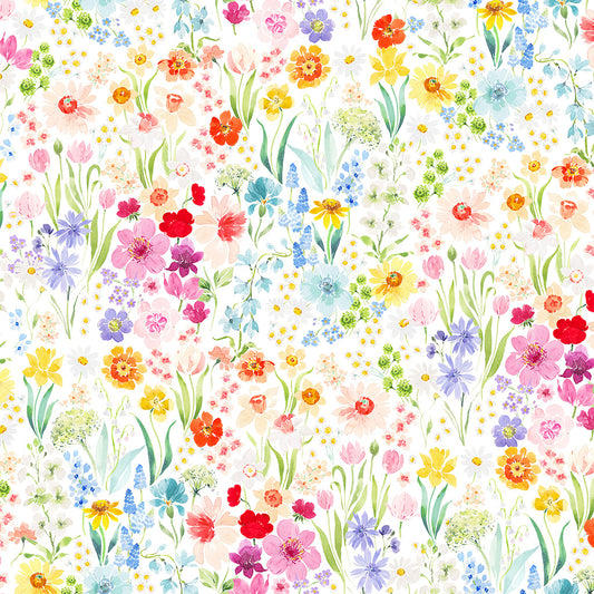 Spring Cheer ~ Garden ~ Y4690-55 Multi