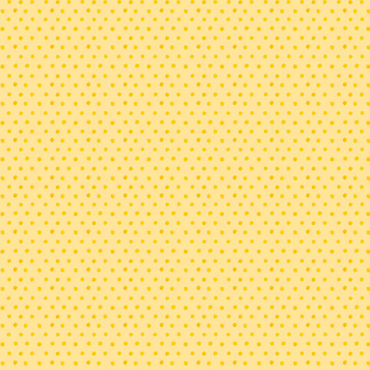 Spring Cheer ~ 42" remnant ~ Dots ~ Y4697-9 Yellow