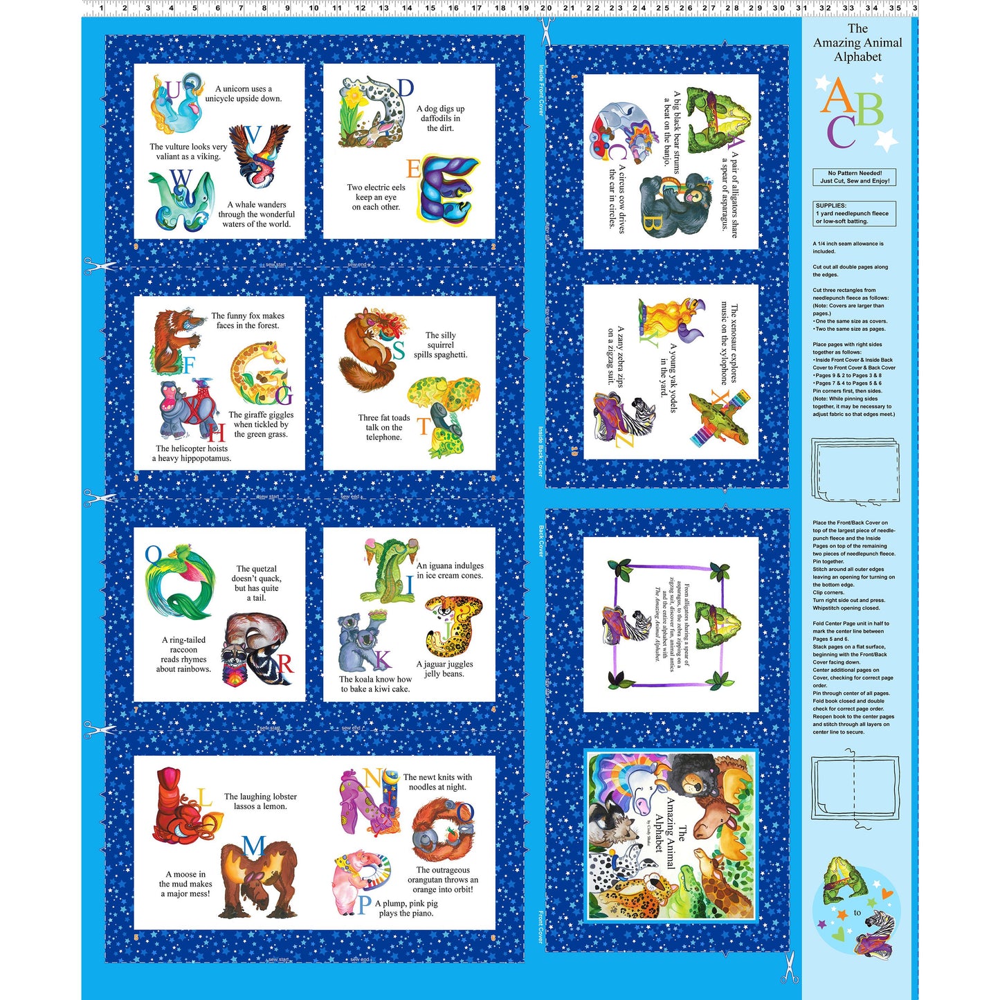Amazing Alphabet ~ Storybook ~ Y4754-90 Blue
