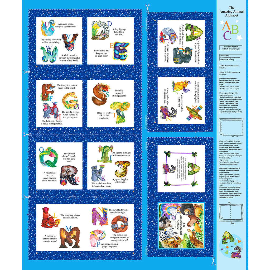 Amazing Alphabet ~ Storybook ~ Y4754-90 Blue