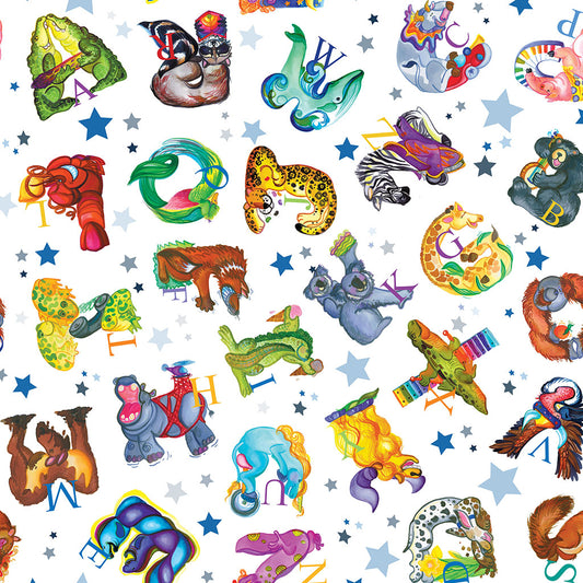 Amazing Alphabet ~ Alphabet Toss ~ Y4755-1 White