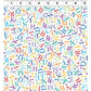 Amazing Alphabet ~ Alphabet Toss ~ Y4757-1 White