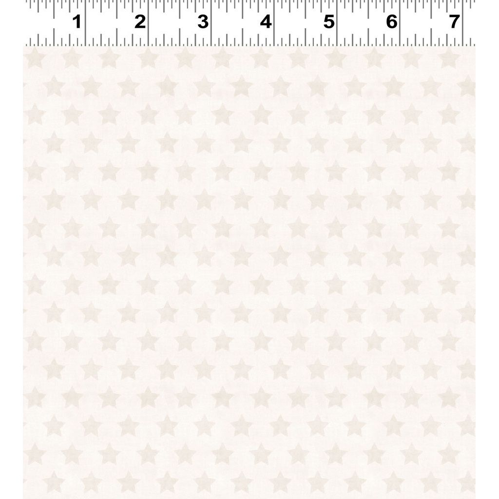 Americana ~ Stars ~ Y4776-2 Light Cream