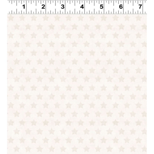 Americana ~ Stars ~ Y4776-2 Light Cream
