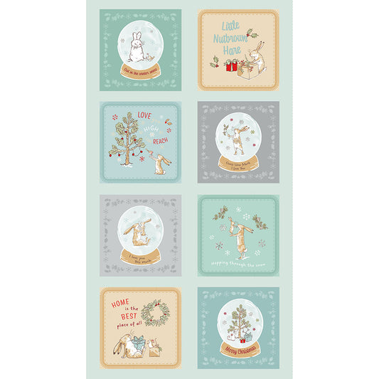 Guess How Much I Love You 2026 ~ 24" Panel w/ 9 1/2" Blocks ~ Y4817-103 Light Teal