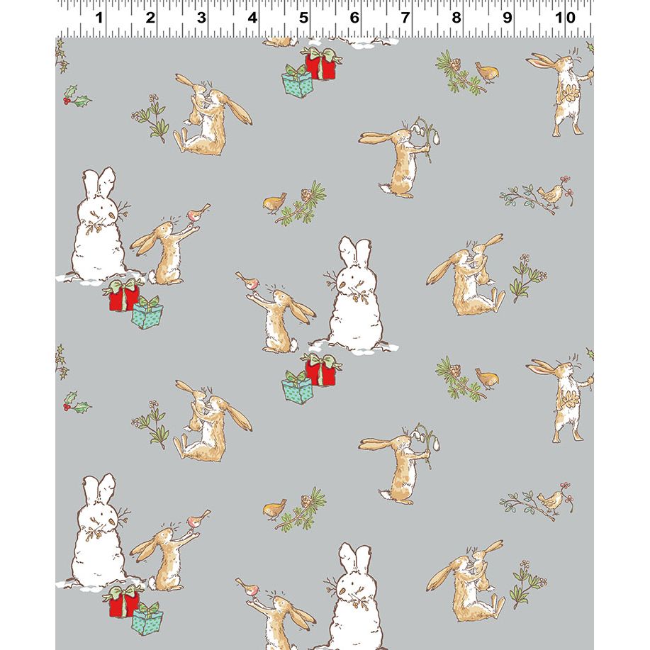 Guess How Much I Love You 2026 ~ Bunny Scenes ~ Y4819-5 Light Gray
