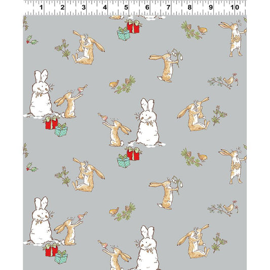 Guess How Much I Love You 2026 ~ Bunny Scenes ~ Y4819-5 Light Gray