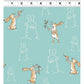 Guess How Much I Love You 2026 ~ Flannel Bunnies ~ Y4823-104 Teal