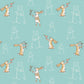 Guess How Much I Love You 2026 ~ Flannel Bunnies ~ Y4823-104 Teal