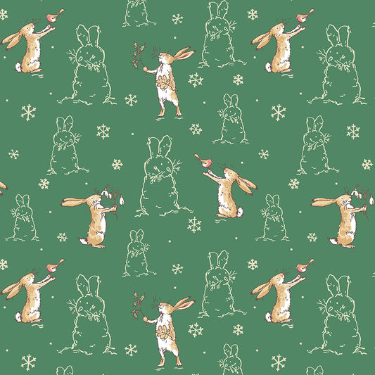 Guess How Much I Love You 2026 ~ Flannel Bunnies ~ Y4823-113 Forest