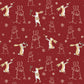 Guess How Much I Love You 2026 ~ Flannel Bunnies ~ Y4823-51 Brick