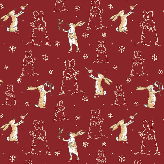 Guess How Much I Love You 2026 ~ Flannel Bunnies ~ Y4823-51 Brick