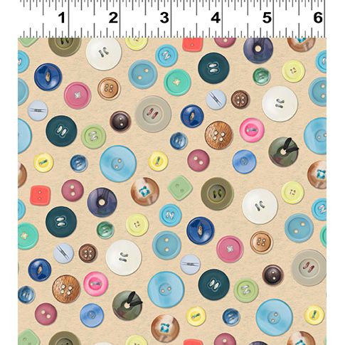 The Secret Life of Squirrels IV ~ Buttons ~ Y4900-12 Khaki