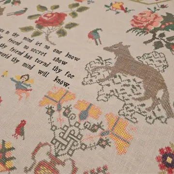 The Wishing Thorn | Selina Ellis Sampler 1860s