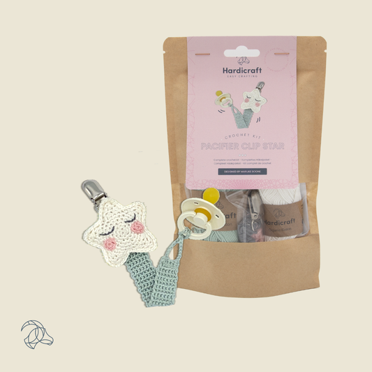 Hardicraft | Crochet Kit - Pacifier Clip Star