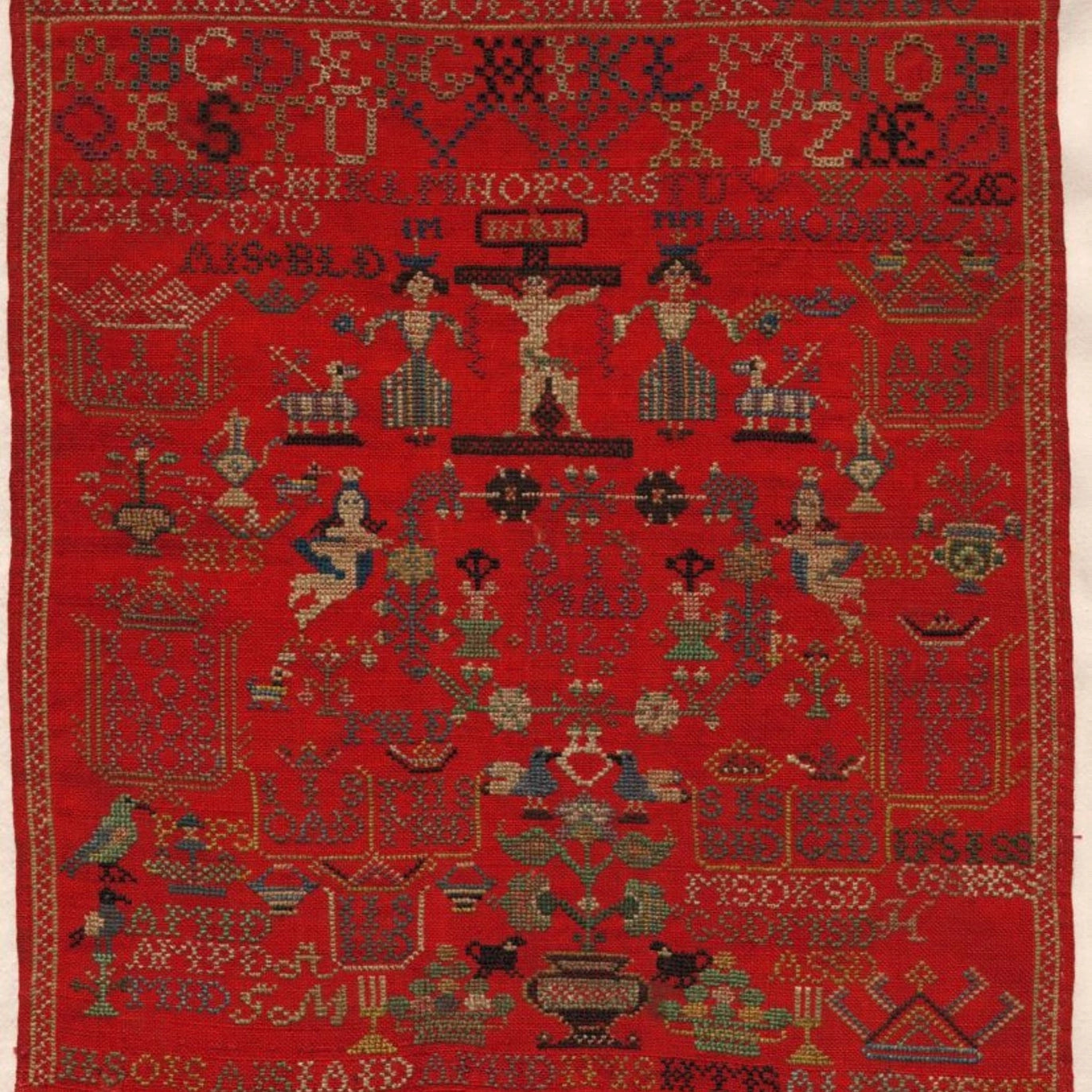 The Wishing Thorn | Ane Margrete Olsdatter 1810 Sampler