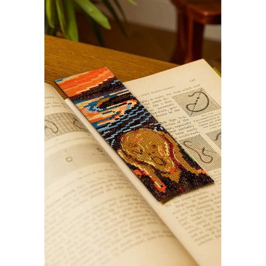 The Scream by Edvard Munch Cross Stitch Bookmark Kit BK1992
