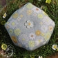 The Blue Flower | Daisy Crown Biscornu