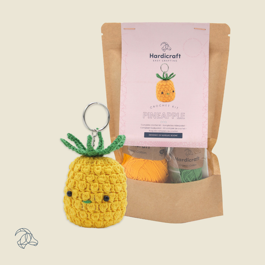 Hardicraft | Crochet Kit - Pineapple Bag Charm
