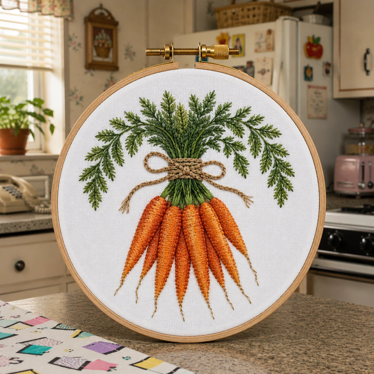 Darby and Windsor | Carrots Embroidery Kit