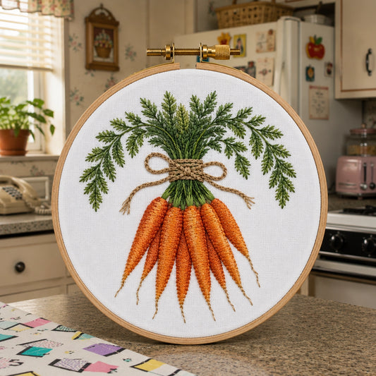 Darby and Windsor | Carrots Embroidery Kit
