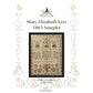 The Wishing Thorn | Mary Elizabeth Leet 1865 Sampler