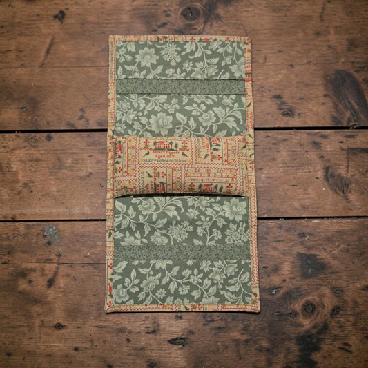 Designed by Cheri | Arm Rest Stitching Caddy Featuring Hands Across the Sea Samplers Fabrics