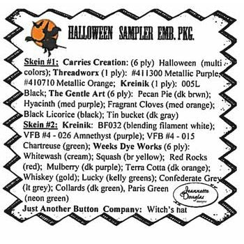 Jeannette Douglas Designs | Halloween Embellishment Package
