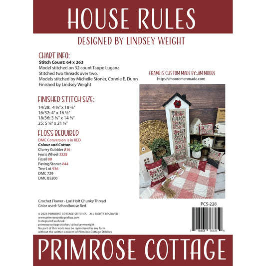 Primrose Cottage  | House Rules