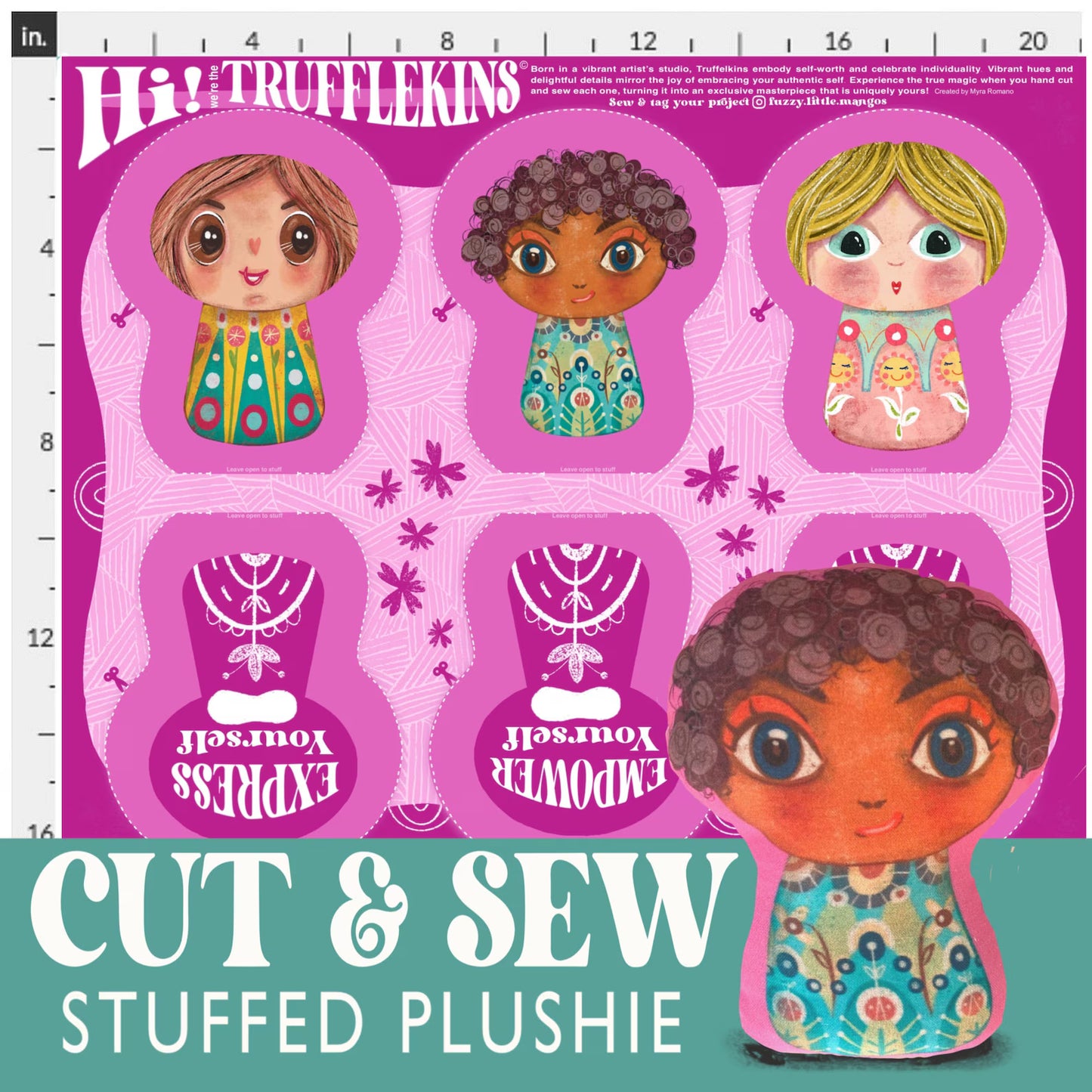 Fuzzy Little Mangoes | Trufflekins | 3 Best Friends
