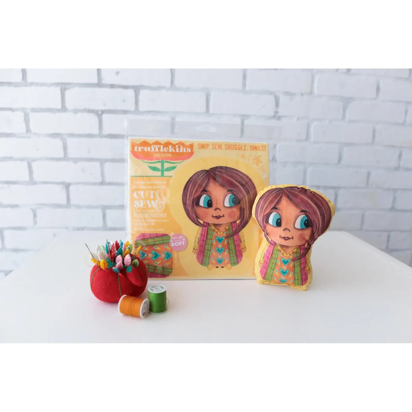 Fuzzy Little Mangoes | Truffelkins | Forgive Yourself (yellow)