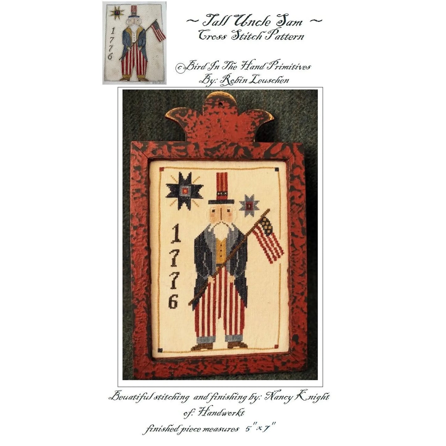 Bird In The Hand Primitives | Tall Uncle Sam